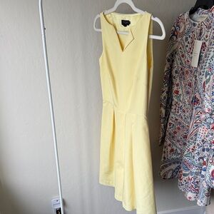 Ted Baker London Yellow Midi Dress